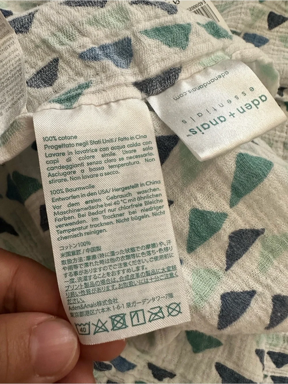 100% Cotton Swaddle Designs Baby Muslin - Pink & Blue Patterns